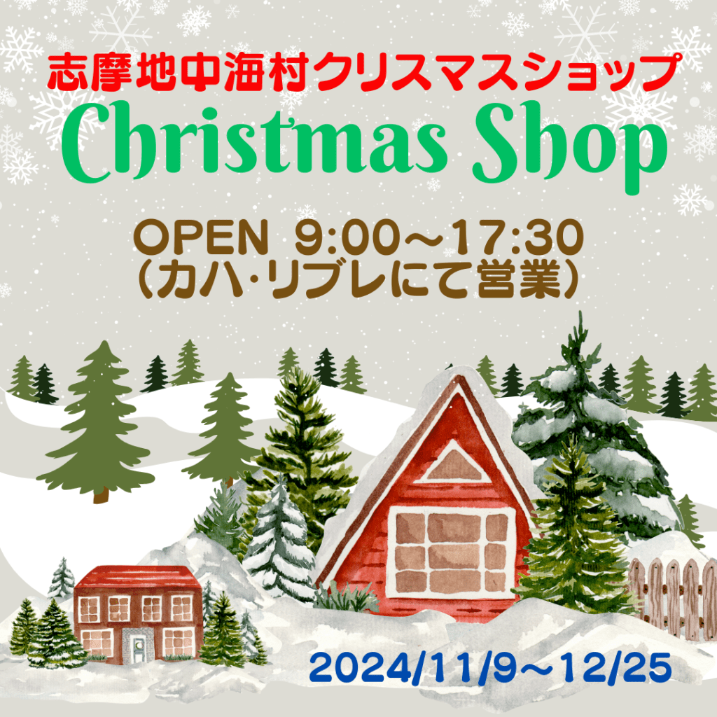 クリスマスショップ開店（カハ・リブレ）